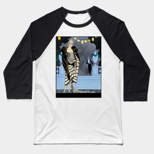 Farewell - Art Deco Baseball T-Shirt